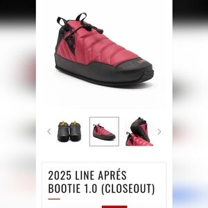 Après Bootie 1.0 - Red and Black NWOT